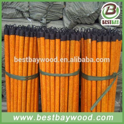 factory direct wholesale pvc coated wooden broom handle/mop stick/broom stick