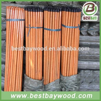 Factory Direct Sale Pvc Coated Wooden Broomstick,Wooden Stick,Wooden Broom Handle